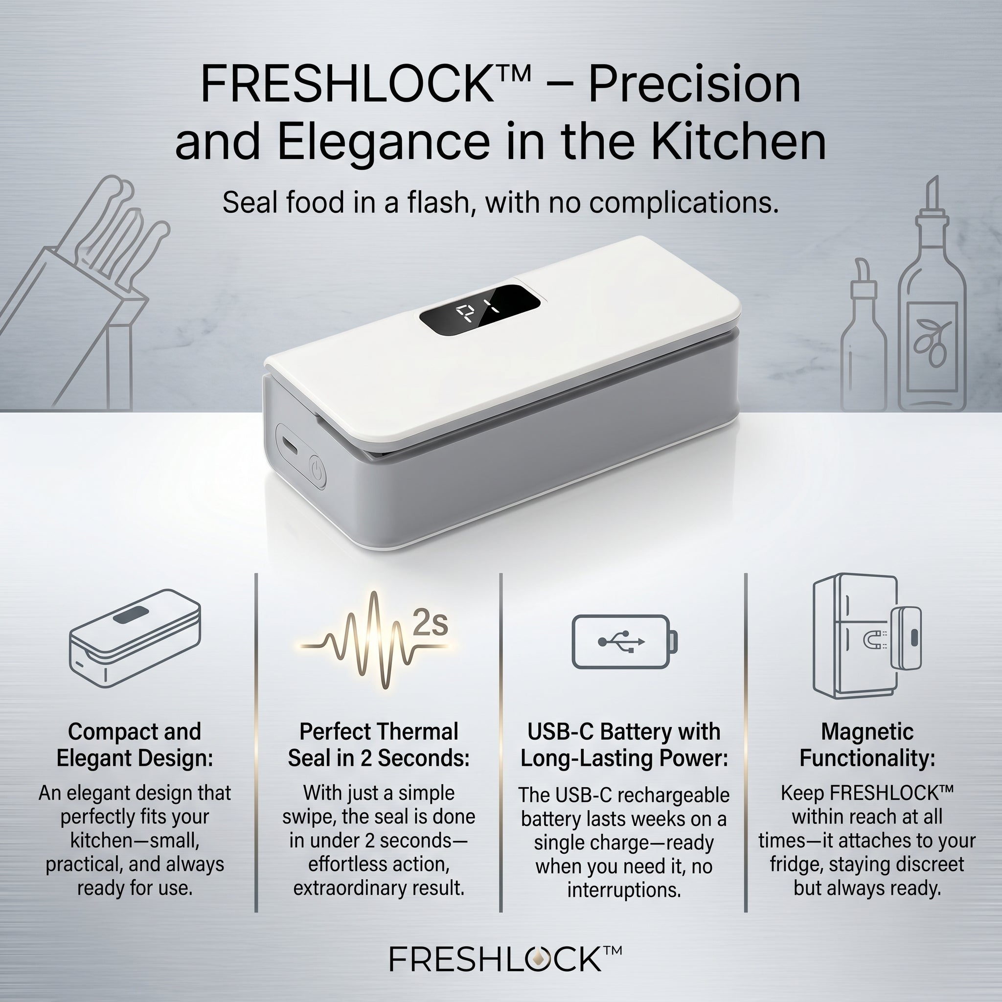 FRESHLOCK™ Smart Food Preservation System