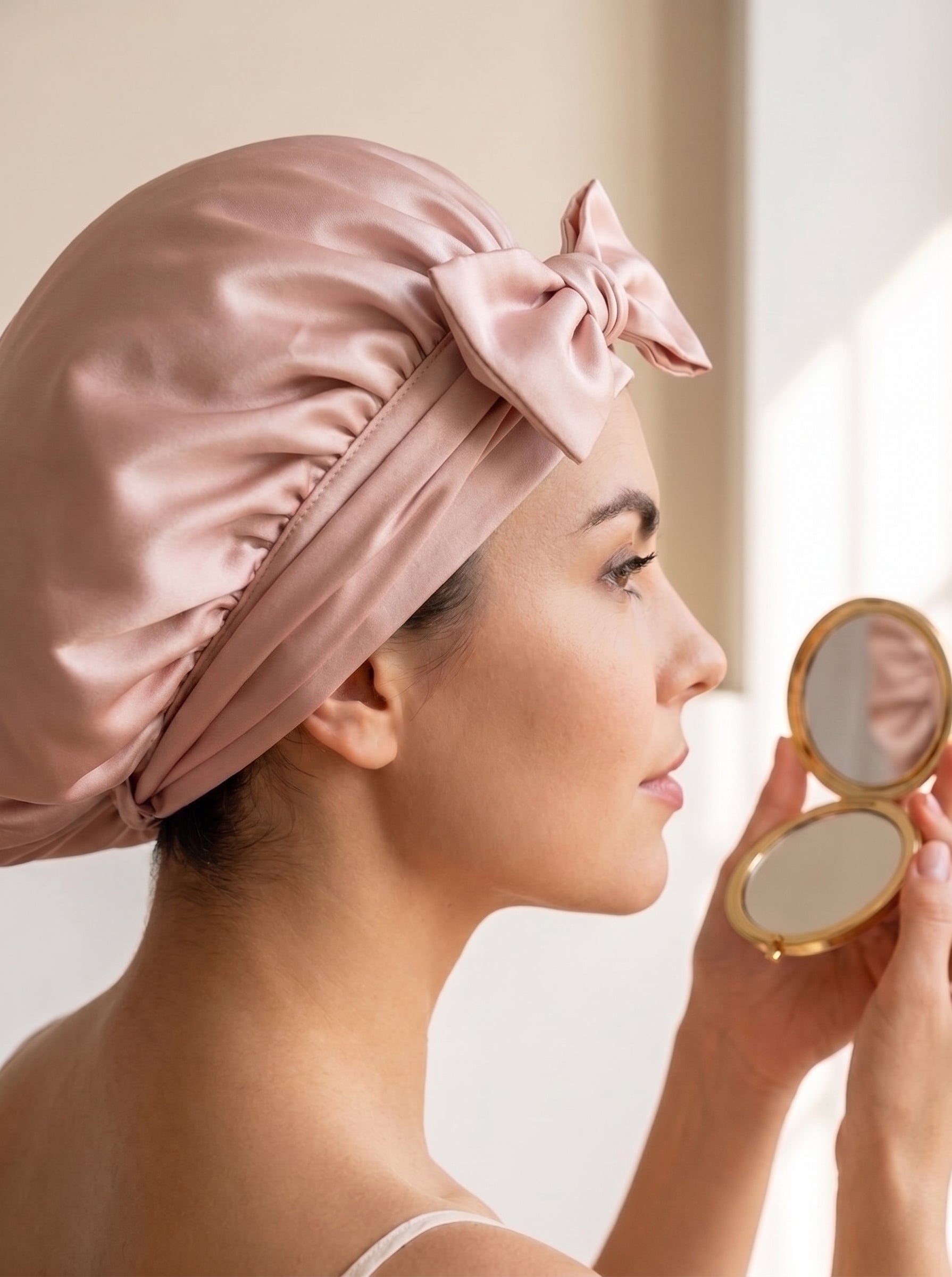 SILKCURE™ Mulberry Silk Sleep Bonnet