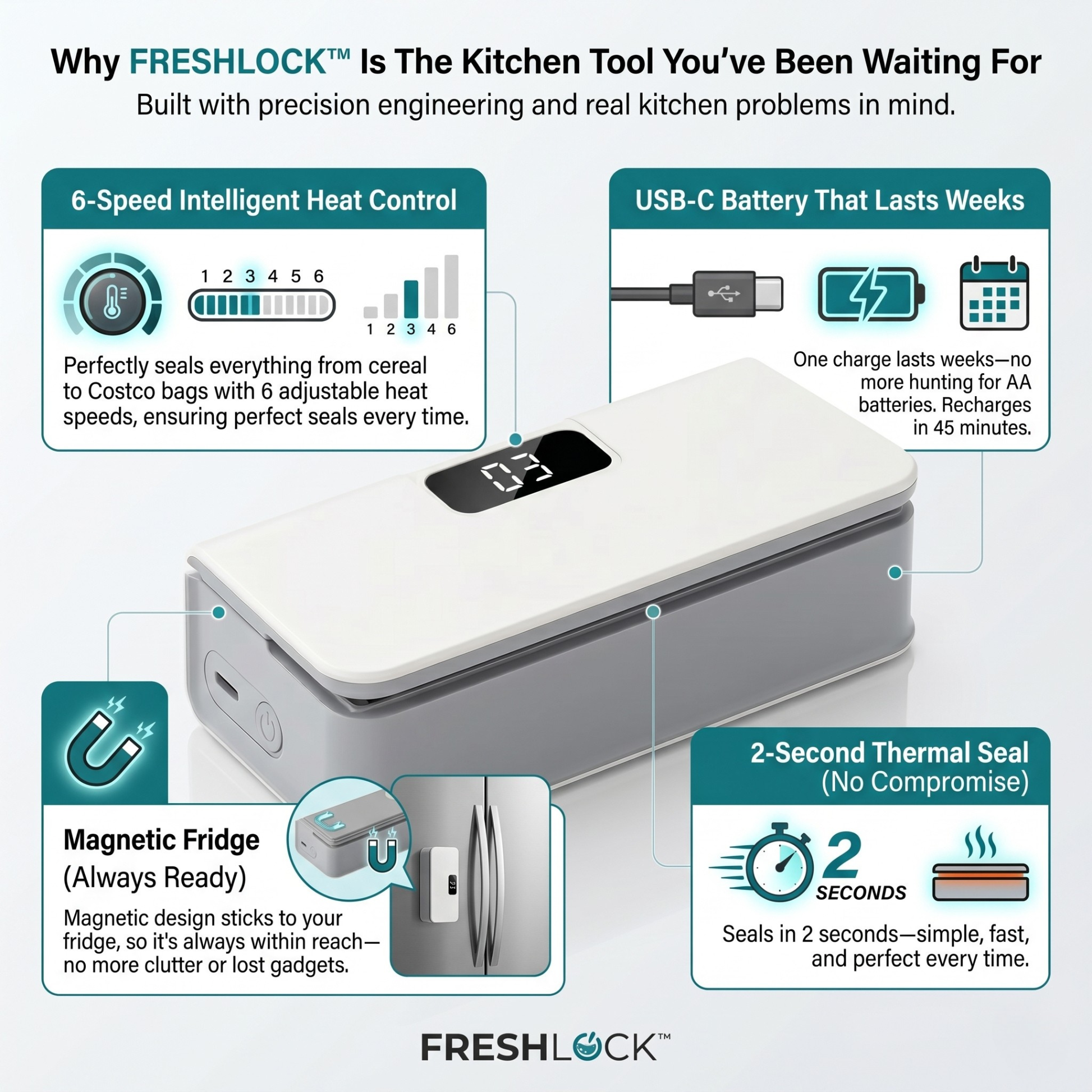 FRESHLOCK™ Smart Food Preservation System